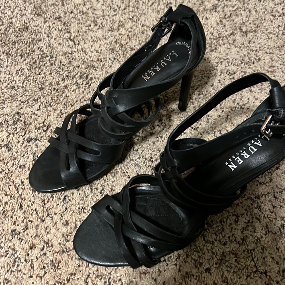 Genuine leather never worn Ralph Lauren 3” heels